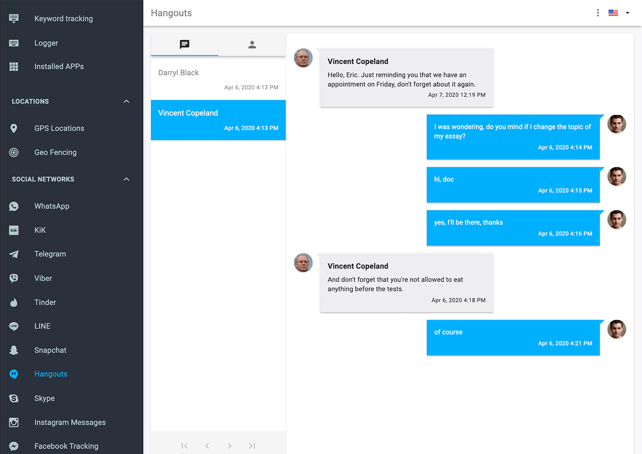 Espionner les conversations et les messages Hangouts de vos enfants